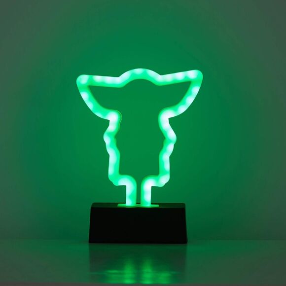 NIB Star Wars Mandalorian Lamp LED Neon Light The Child Baby Yoda Disney - Picture 1 of 3